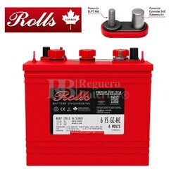Bater�a 6 Voltios 300 Amperios C100 | ROLLS 6FSGC-HC